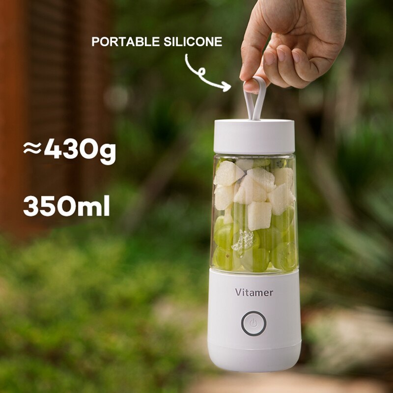 350ml USB Rechargeable Portable Blender Juicer