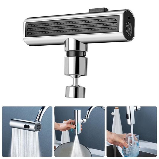 360° Rotating Multifunctional Kitchen Faucet Waterfall Nozzle