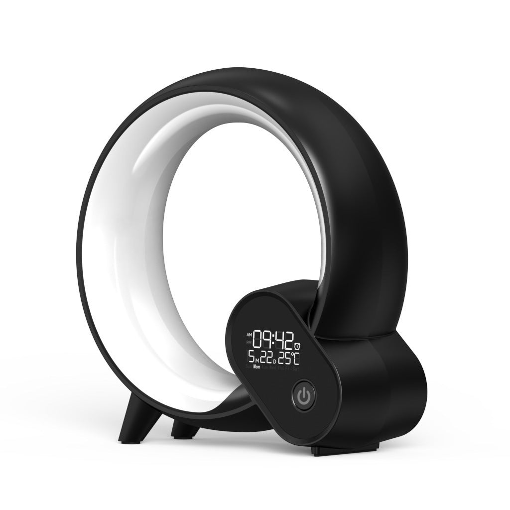 Creative Q Light Sunrise Alarm Clock - Bluetooth Speaker with Atmosphere Light