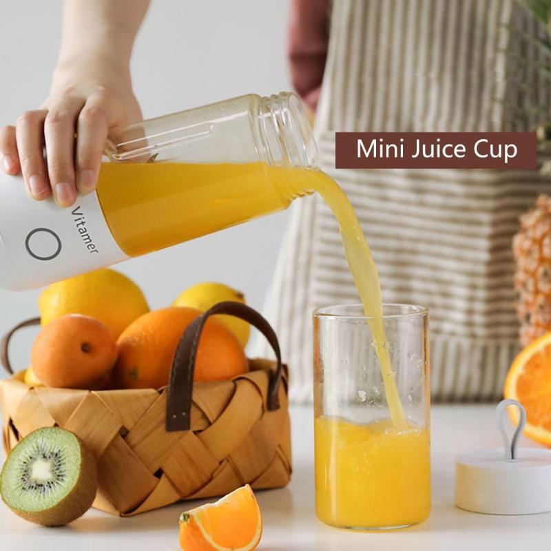 350ml USB Rechargeable Portable Blender Juicer