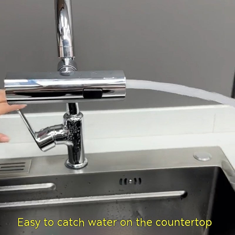 360° Rotating Multifunctional Kitchen Faucet Waterfall Nozzle