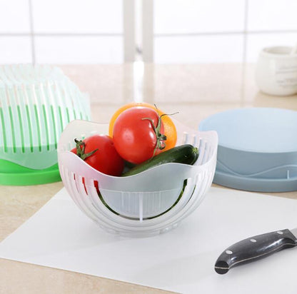 Creative Fruit and Vegetable Cutter Bowl