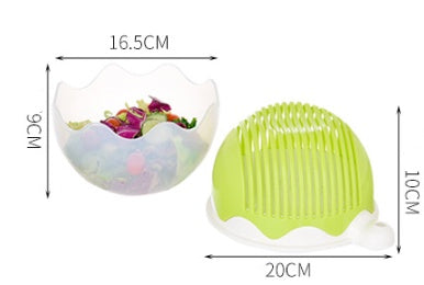 Creative Fruit and Vegetable Cutter Bowl