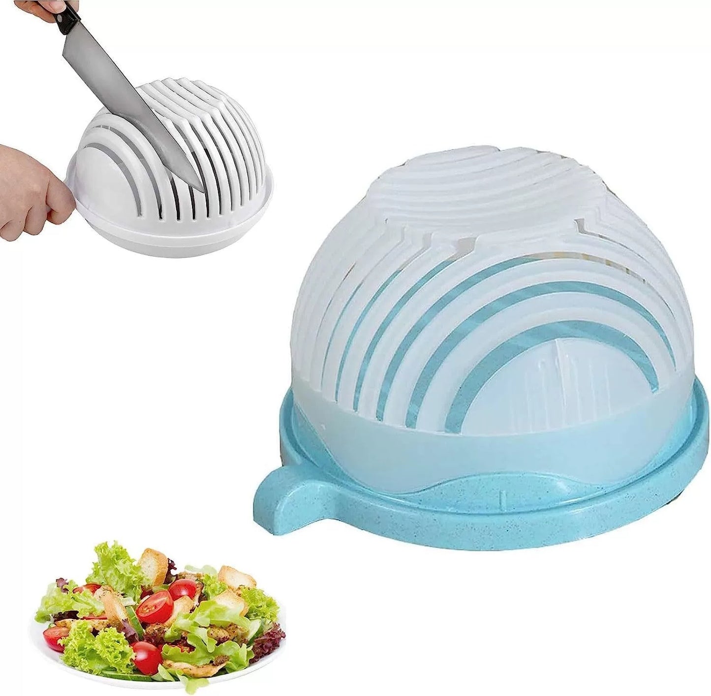 Creative Fruit and Vegetable Cutter Bowl