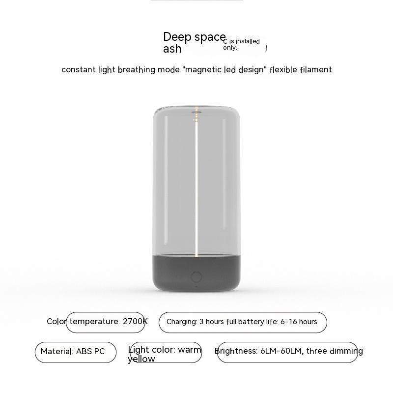 Rechargeable Portable Night Lamp with Soft 360° Glow