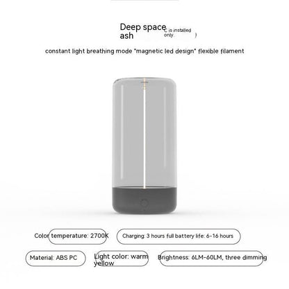 Rechargeable Portable Night Lamp with Soft 360° Glow