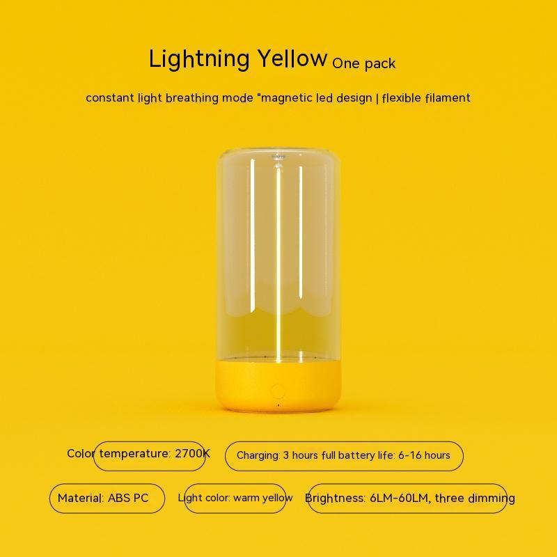 Rechargeable Portable Night Lamp with Soft 360° Glow
