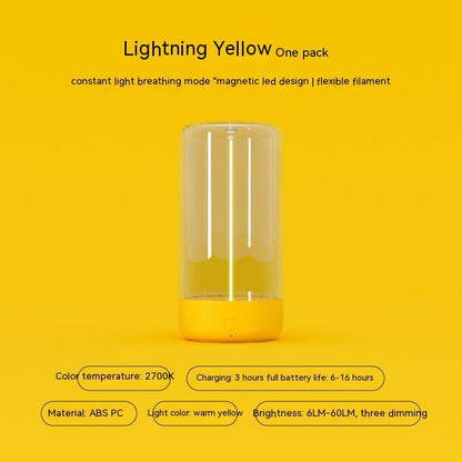 Rechargeable Portable Night Lamp with Soft 360° Glow