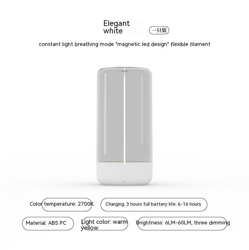 Rechargeable Portable Night Lamp with Soft 360° Glow