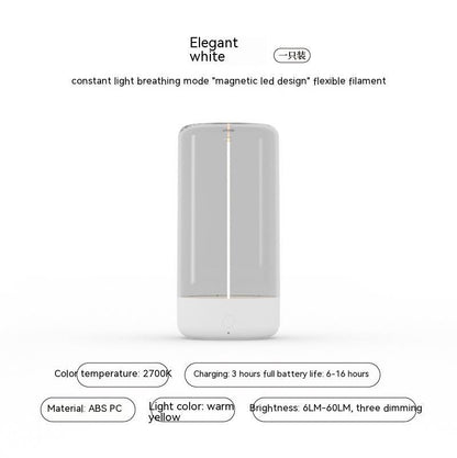 Rechargeable Portable Night Lamp with Soft 360° Glow